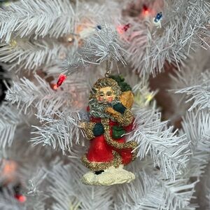 Rare Vintage Santa Clause Christmas Tree Ornament